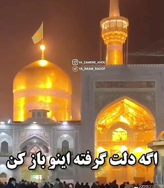 عکس دلم هوای حرم امام رضا کرده