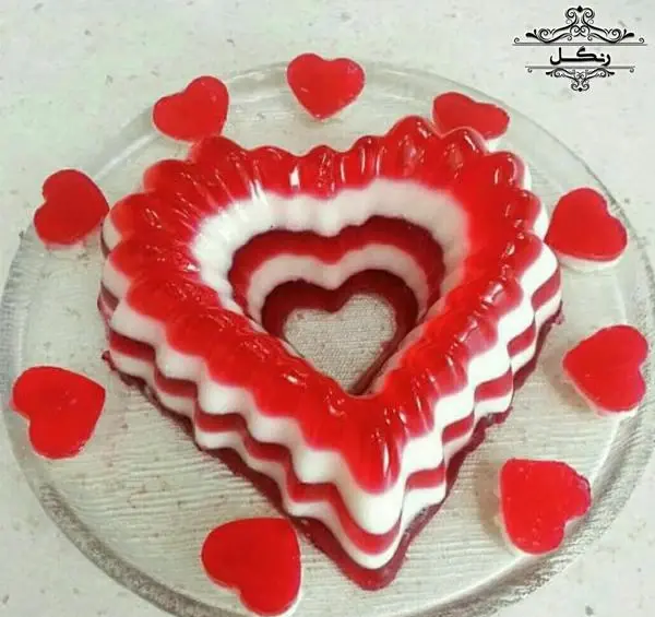عکس مدل ژله ولنتاین