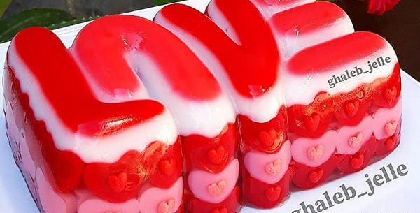 عکس مدل ژله ولنتاین