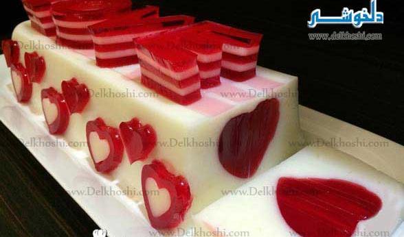 عکس مدل ژله ولنتاین