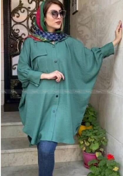 عکس مدل مانتو جدید آستین کیمونو