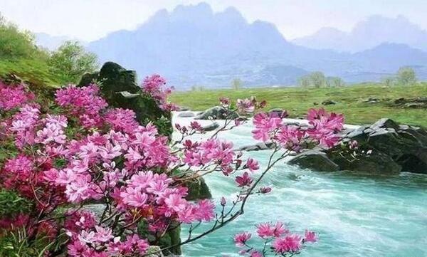 عکس منظره رنگی