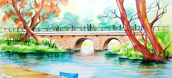 عکس منظره رنگی