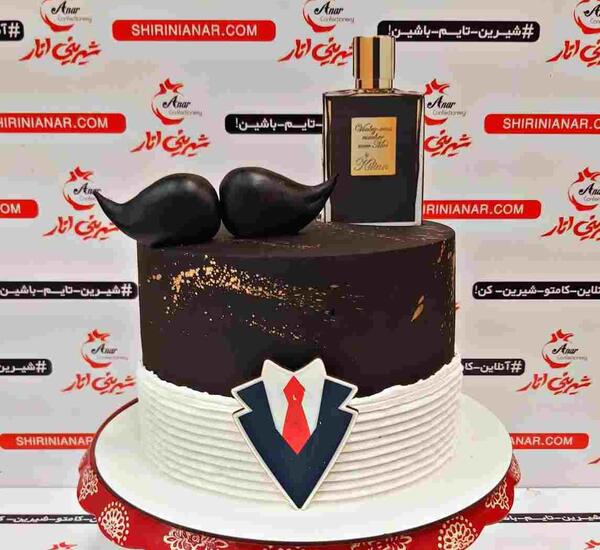 عکس کیک تولد پسرانه سبیل