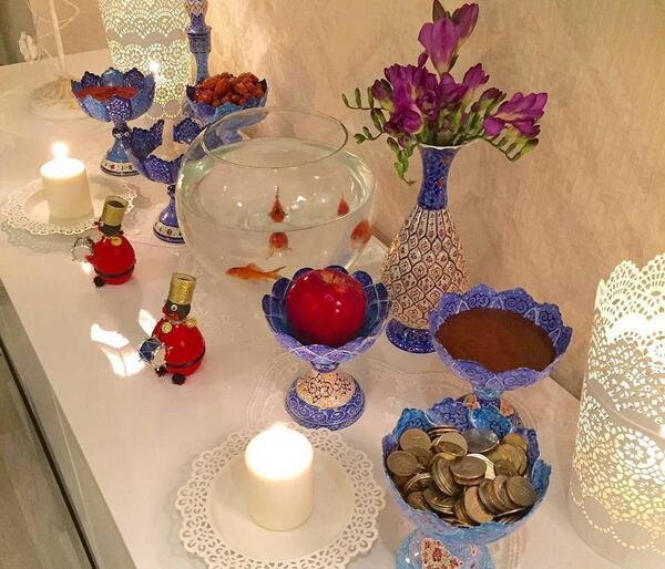 عکس سفره هفت سین در اینستاگرام