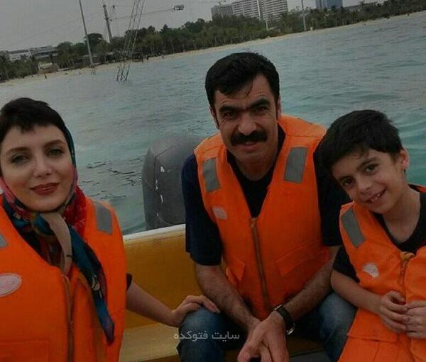 عکس رویا میرعلمی با همسرش