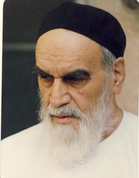 عکس پرتره امام خمینی