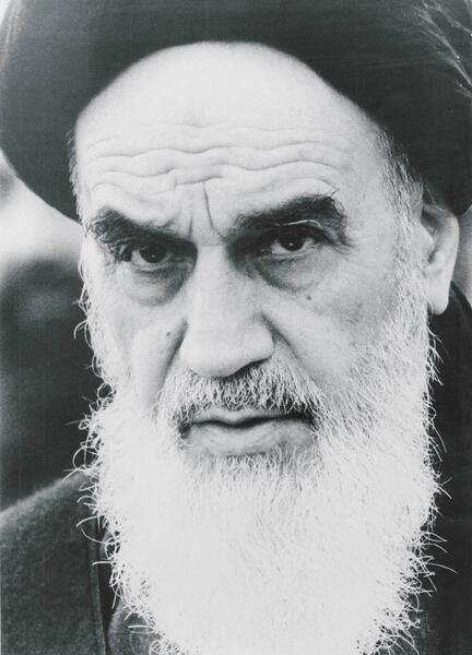 عکس پرتره امام خمینی
