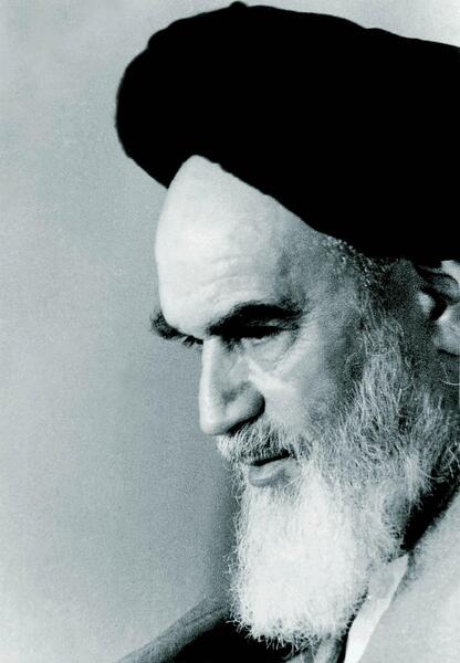 عکس پرتره امام خمینی