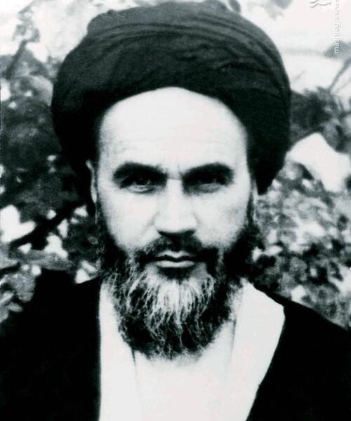 عکس پرتره امام خمینی