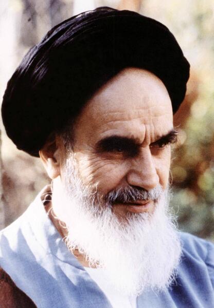 عکس پرتره امام خمینی