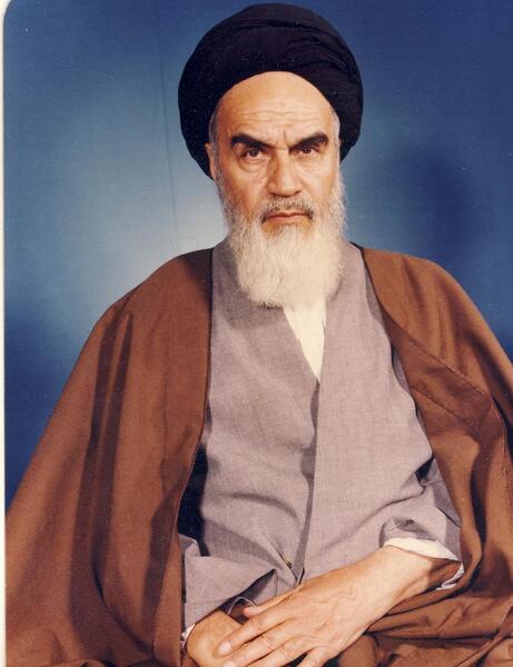 عکس پرتره امام خمینی