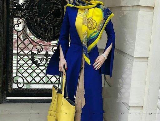 عکس مانتو بلند شیک در اینستاگرام