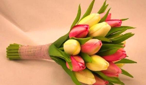 عکس دسته گل لاله عروس