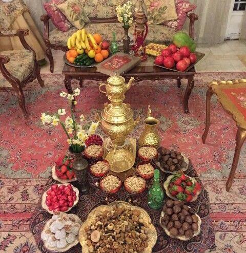 عکس ایده شب یلدا سفره