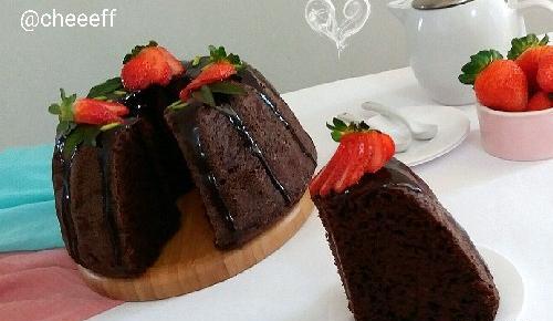عکس کیک شکلاتی ساده