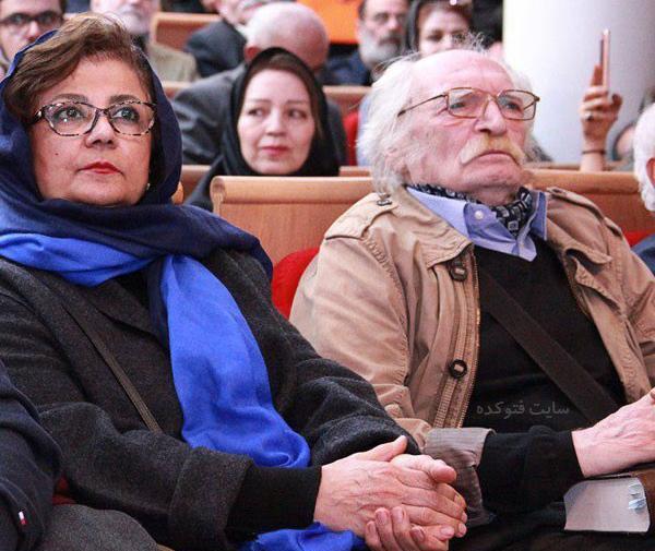 عکس ابراهیم آبادی و همسرش