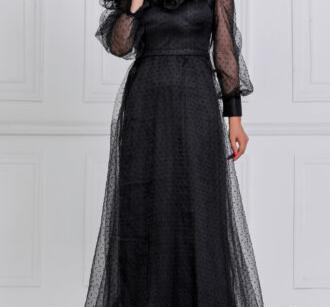 عکس لباس مجلسی زنانه طوسی