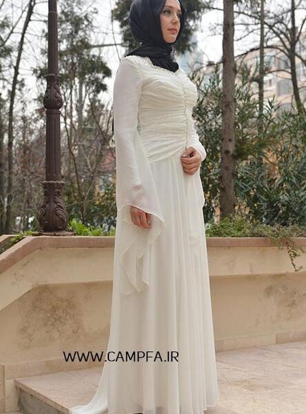 عکس لباس مجلسی زنانه نیمه پوشیده