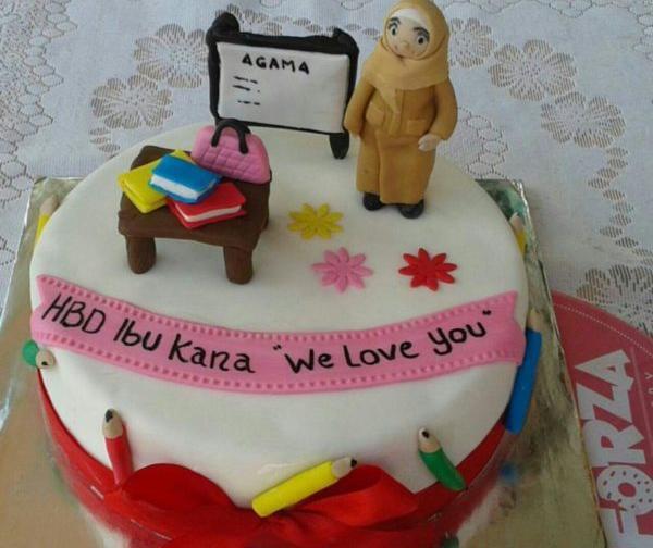 عکس ایده برای کیک روز معلم