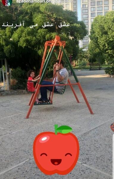 عکس بچگی آزاده نامداری