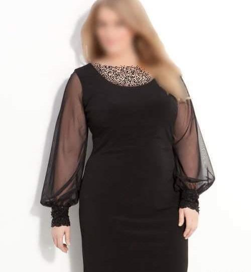 عکس لباس مجلسی کوتاه گشاد