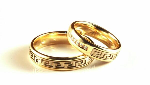 عکس حلقه ی عروس و داماد