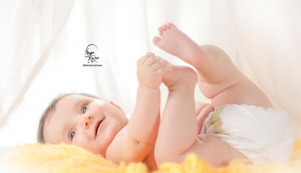 عکس های آتلیه ای نوزاد پسر
