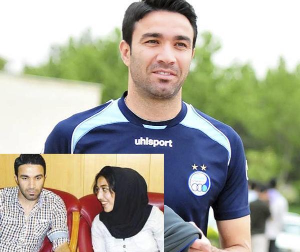 عکس جواد نکونام و همسرش