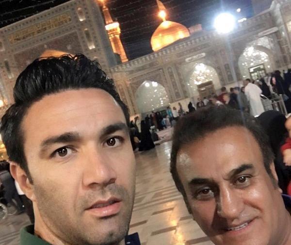 عکس جواد نکونام و همسرش