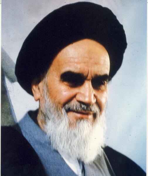 عکس لبخند خمینی