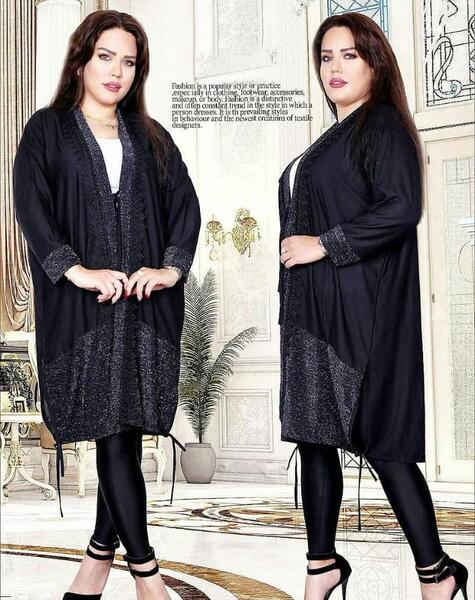 عکس مدل مانتو جلو باز گیپور