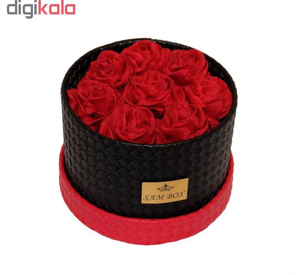 عکس گل رز جعبه ای