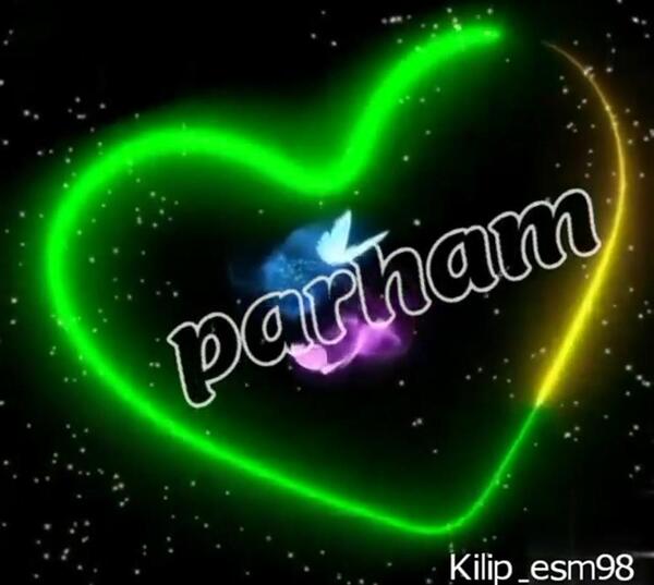 عکس نوشته اسم پرهام به انگلیسی