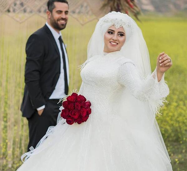 عکس عروس با حجاب خوشگل