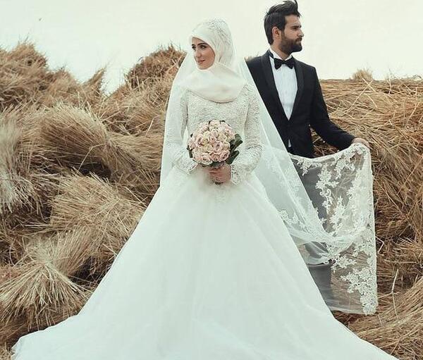 عکس عروس با حجاب خوشگل