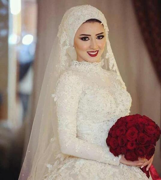 عکس عروس با حجاب خوشگل