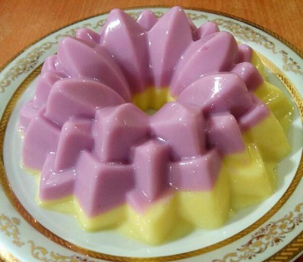 عکس ژله دو رنگ