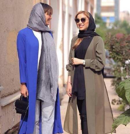عکس مدل مانتو جدید دخترانه بلند