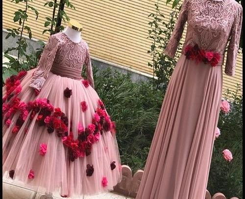 عکس لباس مجلسی ست مادر دختری