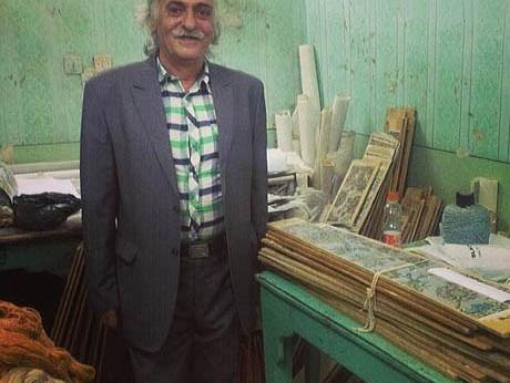 عکس علی ضیا با پدرش