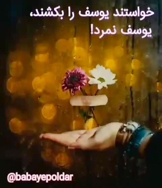 عکس نوشته خدای تو و یوسف یکیست