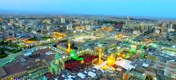 عکس هوایی حرم