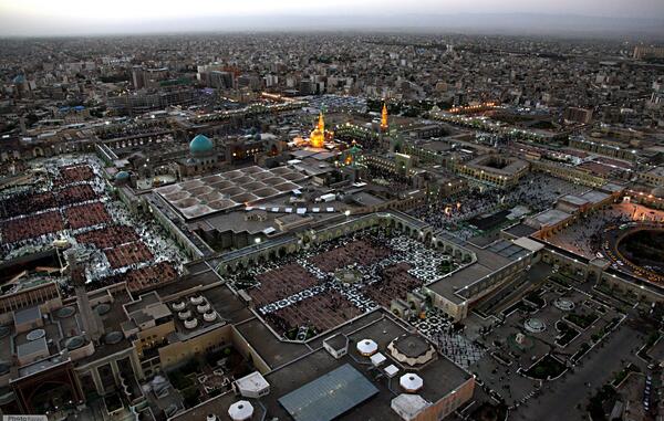 عکس هوایی حرم