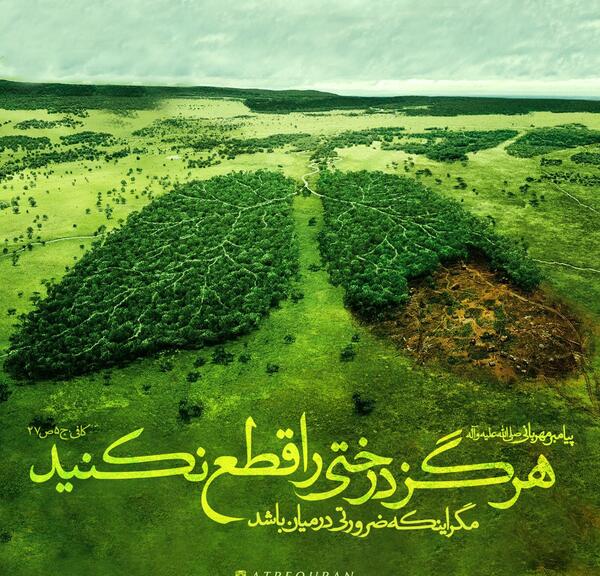 عکس حدیث روز درختکاری