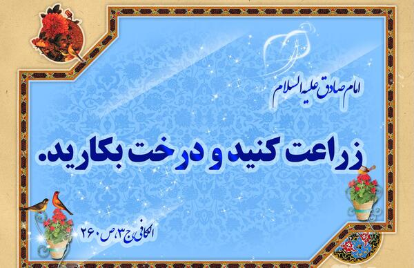 عکس حدیث روز درختکاری