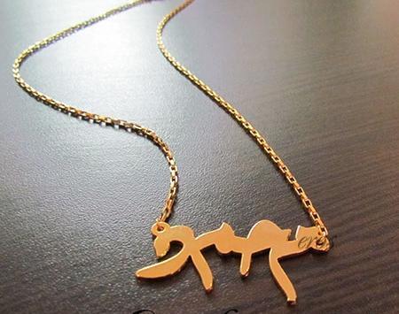 عکس مدال گردن اسم