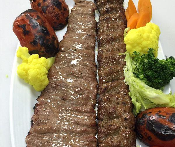 عکس چلو کباب نگین دار