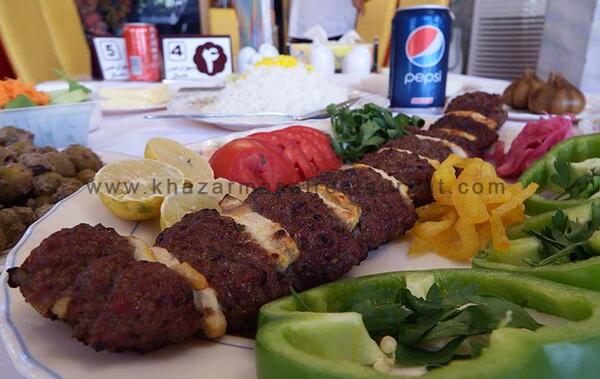 عکس چلو کباب نگین دار