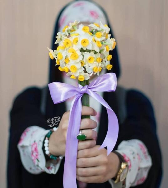 عکس نوشته قلب من با چادرم میتپه